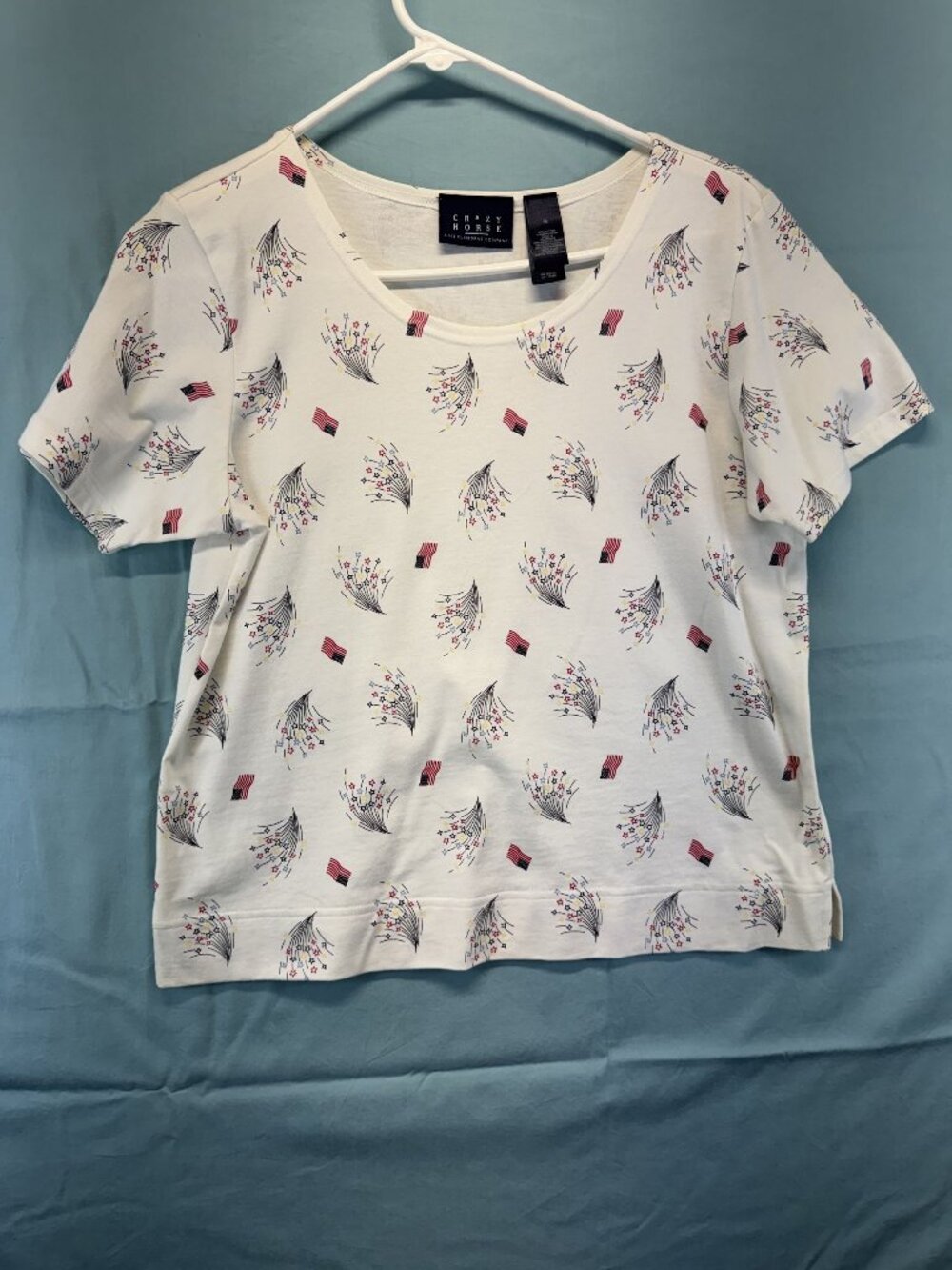 Crazy Horse Women's T-Shirt Sz M 100% Cotton